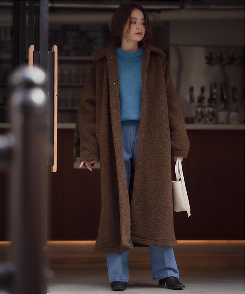 「titivate」 ステンカラーコート M ベージュ レディース_画像5