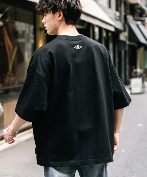 【UMBRO】アンブロ Tシャツ ブラック BLACK umbro tシャツ UMBRO アンブロ 別注コラボ オーバーサイズワン