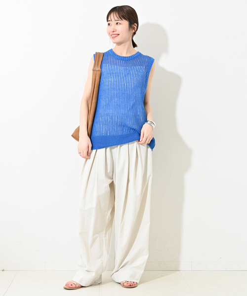 SLOBE IENAタグ付き新品✨ノースリーブ　ニット SLOBE IENA ニット セーター 「追加」KAYAノースリーブプル
