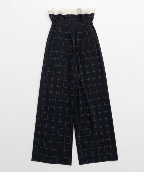 MAISON SPECIAL パンツ 36(Sサイズ) MAISON SPECIAL - 【残り一点】Asymmetry Zipper Curve Pants