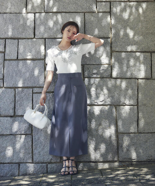 ニット セーター ケープ風レース付ニット / 1215170605 レディース PROPORTION BODY DRESSING ニット セーター ケープ風レース付