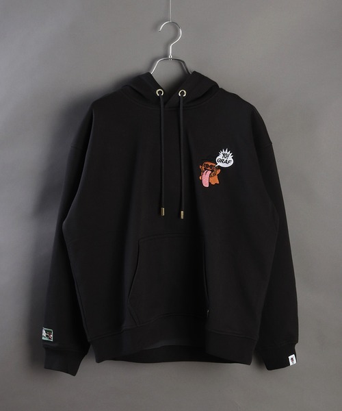 GRAF＆WU 「GRAF&WU」 プルオーバーパーカー L ブラック系その他