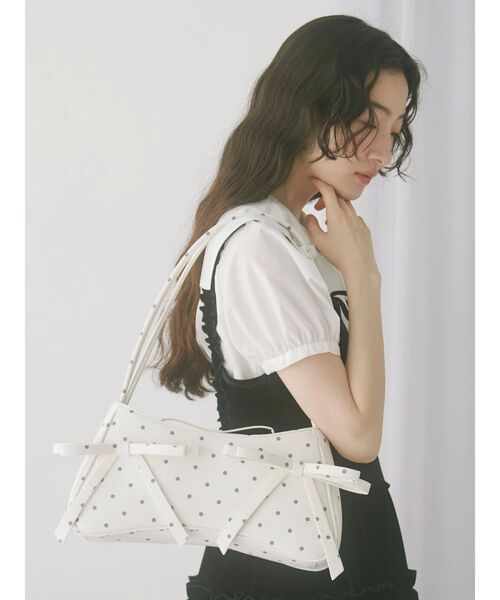 ハンドバッグ ribbon ribbonコンパクトバッグ メリージェニー バッグ