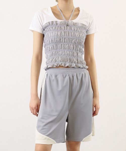 チューブトップ ベアトップ Kijun/キジュン Smocked Tube Top チューブトップ