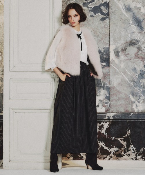 Sov. ブラウス シャツ フラワーシフォンブラウス レディース  