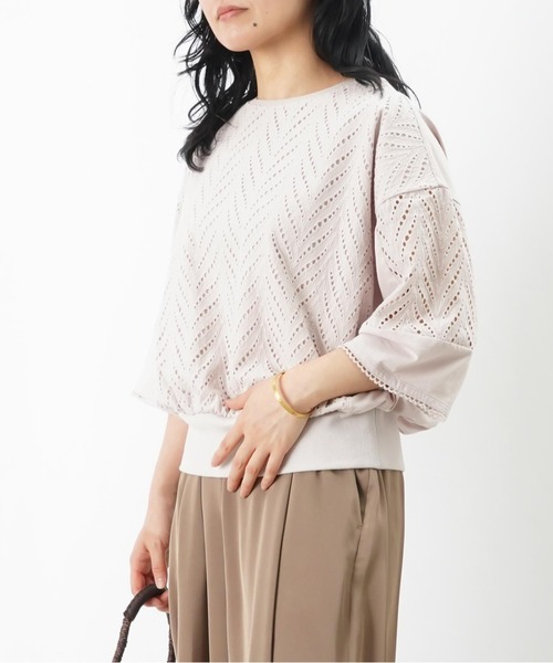 LADY LUCK LUCA tシャツ LC/LLL レースドッキングカットソー