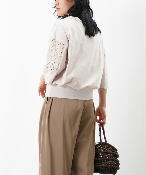 LADY LUCK LUCA tシャツ LC/LLL レースドッキングカットソー