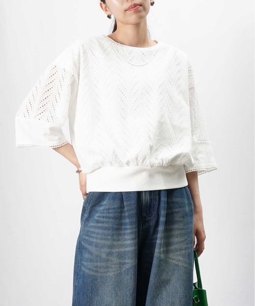 LADY LUCK LUCA tシャツ LC/LLL レースドッキングカットソー