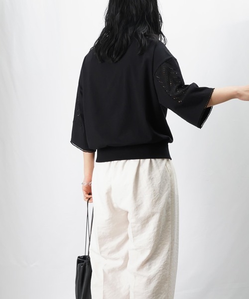 LADY LUCK LUCA tシャツ LC/LLL レースドッキングカットソー