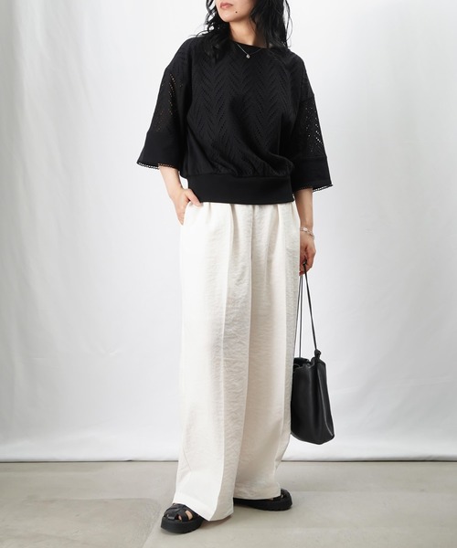 LADY LUCK LUCA tシャツ LC/LLL レースドッキングカットソー