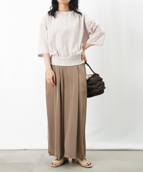 LADY LUCK LUCA tシャツ LC/LLL レースドッキングカットソー