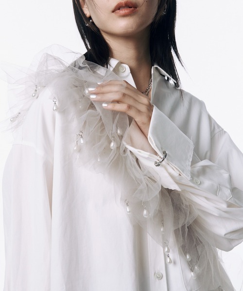Soor Ploom Frill collar ash つけ襟 【公式通販】