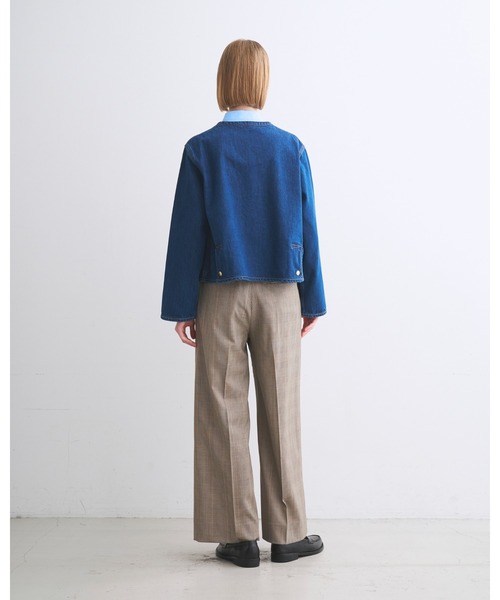 ブルゾン アウター ARKLEY A-LINE DENIM レディースの画像