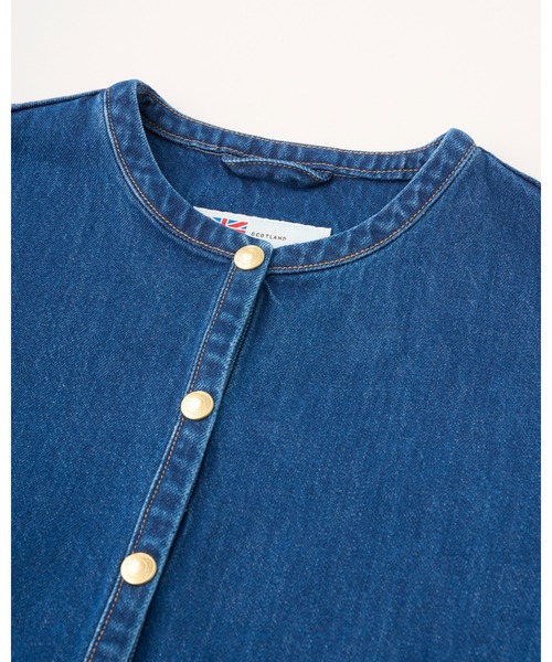 ブルゾン アウター ARKLEY A-LINE DENIM レディースの画像