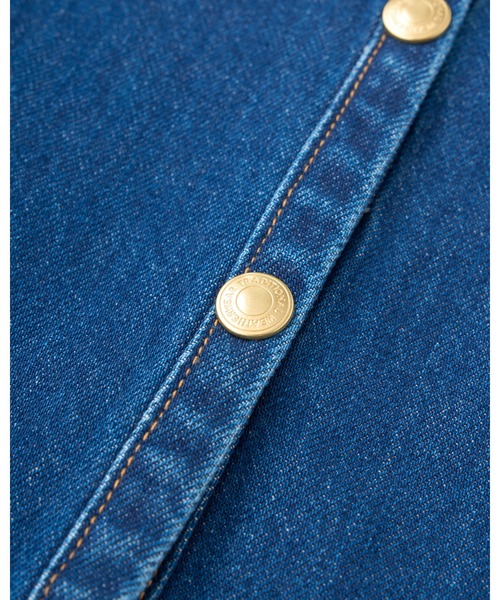 ブルゾン アウター ARKLEY A-LINE DENIM レディースの画像