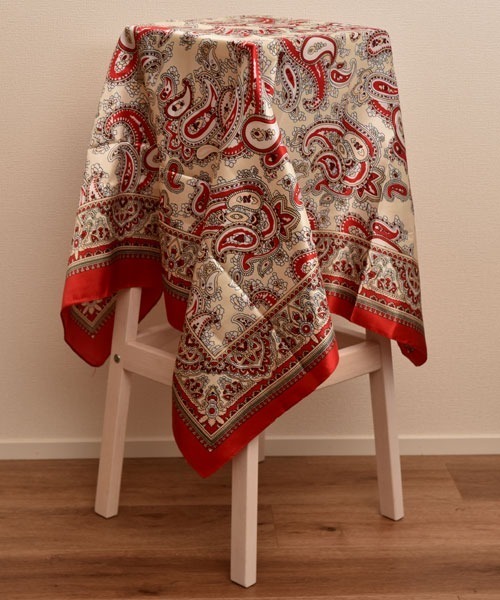 TONE SELECT GOODS スカーフ バンダナ 「resonance」ペイズリー柄