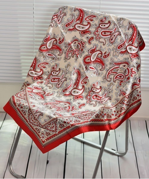 TONE SELECT GOODS スカーフ バンダナ 「resonance」ペイズリー柄