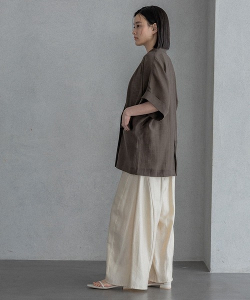 パンツ 「高身長向けサイズ展開あり」サテンバルーンイージーパンツ レディースの画像