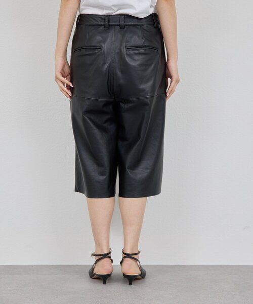 GALLARDAGALANTE パンツ レザーハーフパンツ レディース