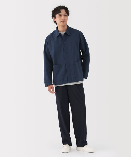無印良品（MUJI） コート ジャケット 紳士 洗いざらしブロードシャツ