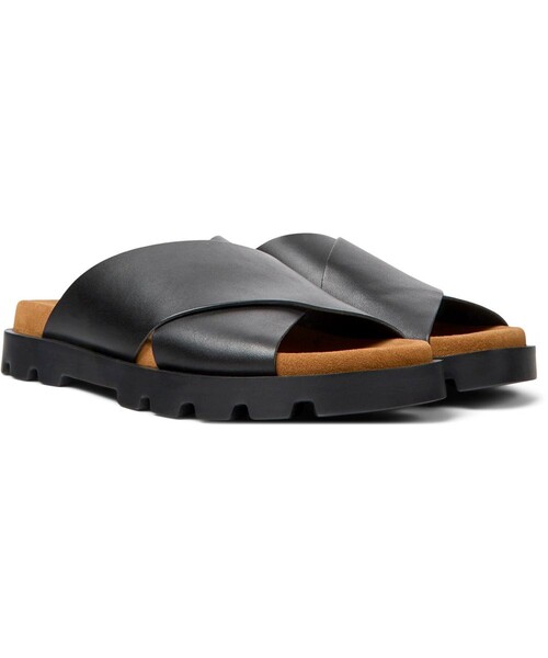 [CAMPER] Flat сандалии 25.5cm черный женский 