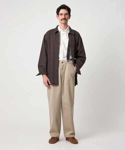 【定価25,300円】 ＜Steven Alan＞　フレンチカバーオール STEVEN ALAN カバーオール 「Steven Alan」 ツイル ガーメント