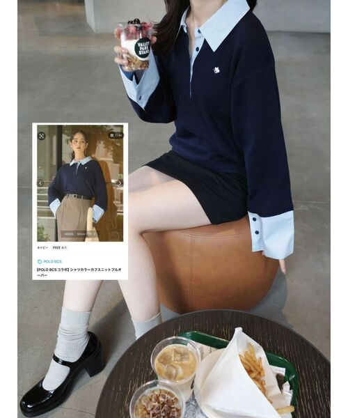 POLO BCS(ポロ・ビーシーエス) ニット セーター 「POLO BCSコラボ POLO BCS(ポロ・ビーシーエス) ニット セーター 「POLO BCSコラボ