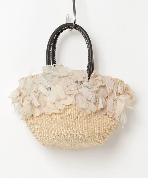 「CAROLINA GLASER」 かごバッグ - ベージュ レディース_画像2