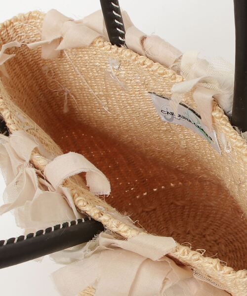 「CAROLINA GLASER」 かごバッグ - ベージュ レディース_画像4