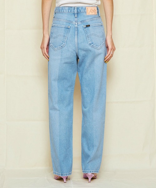 「Lee」 加工デニムパンツ MEDIUM ブラック系その他 レディース
