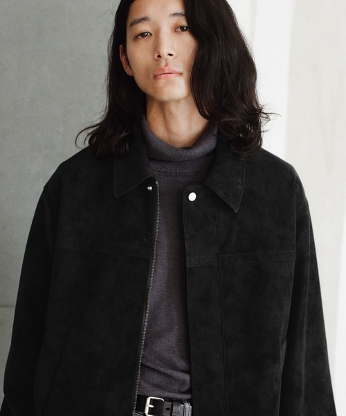 【WYM LIDMN】 FAUX SUEDE ZIP BLOUSON FAUX SUEDE ZIP BLOUSON（ブルゾン）｜WYM LIDNM（ウィム バイ リドム