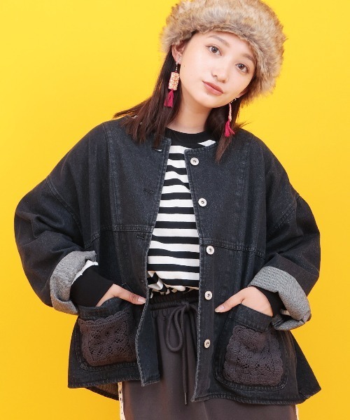 チチカカ（TITICACA） デニムジャケット gジャン Orale! クロシェ