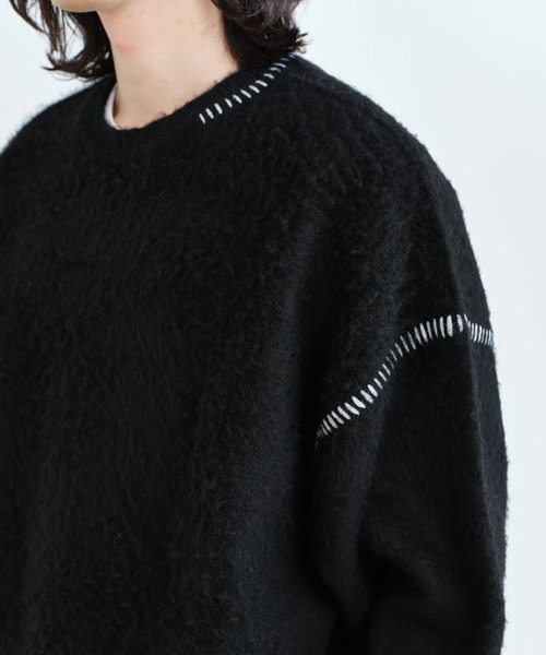 SINSS 長袖ニット LARGE ブラック メンズ : ZOZOTOWN Yahoo!店 - 通販