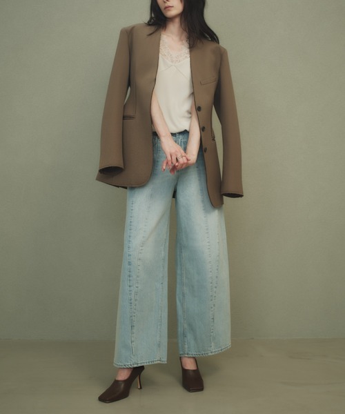 anuans（アニュアンス） ジャケット ノーカラージャケット 「WEB限定