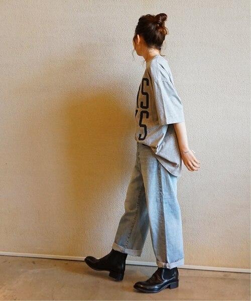 「JOURNAL STANDARD LUXE」 半袖Tシャツ SMALL グレー レディース_画像5