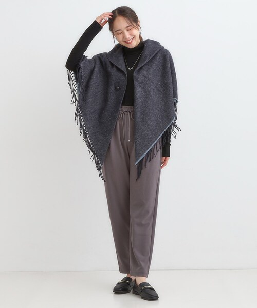 SHOO・LA・RUE（シューラルー） ポンチョ 「リバーシブル」心も