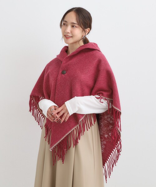 SHOO・LA・RUE（シューラルー） ポンチョ 「リバーシブル」心も