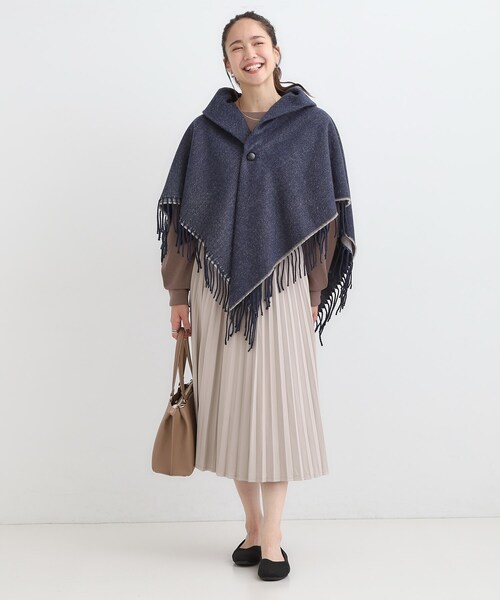 SHOO・LA・RUE（シューラルー） ポンチョ 「リバーシブル」心も