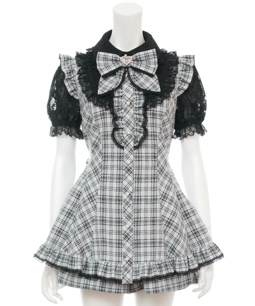 「Secret Honey」 セットアップ MEDIUM ブラックミックス レディース_画像5