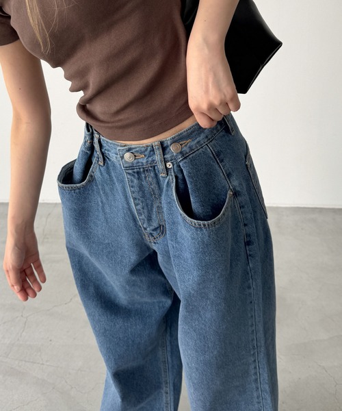 CANAL JEAN（キャナルジーン） ワイドパンツ ジーンズ デニム デニム