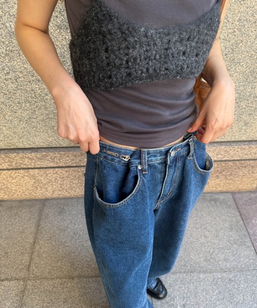 CANAL JEAN（キャナルジーン） ワイドパンツ ジーンズ デニム デニム