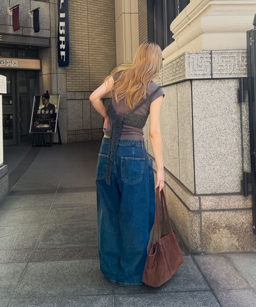CANAL JEAN（キャナルジーン） ワイドパンツ ジーンズ デニム デニム