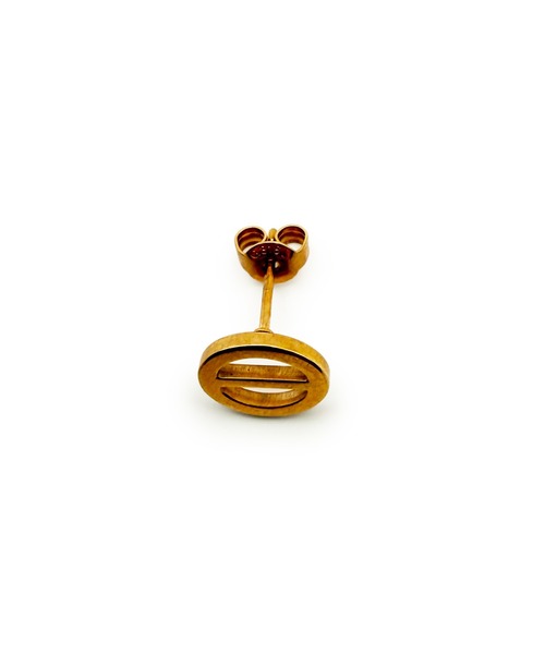 ピアス KISHOKACHI 希少価値 センターラインリングステンレスピアス