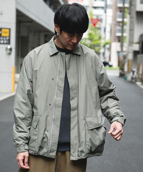 ジャケット・アウター toa 6W SOCCER CORDUROY OVERSIZE NOTCHED LAPEL JACKET(M Black): S'YTE