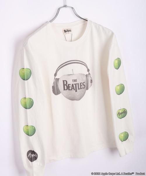 グラニフ　ビートルズ　長袖ロングTシャツ　フリーサイズ　The Beatles The Beatles tシャツ The Beatles / ビートルズ APPLE ロングスリーブT