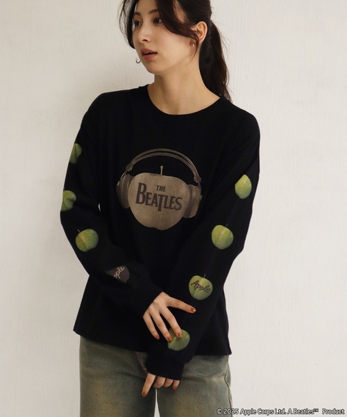 The Beatles tシャツ The Beatles / ビートルズ APPLE ロングスリーブT