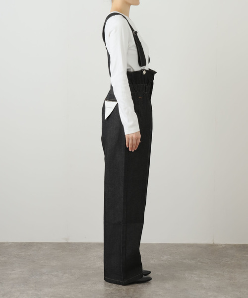 LIVINGTONE / オーバーオール/36/コットン/WHT/無地/LT-BLEK5-04// LIVINGTONE（リヴィントーン） サロペット オーバーオール LIVINGTONE