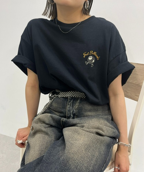 「WHO'S WHO gallery」 半袖Tシャツ FREE ホワイト レディース_画像9