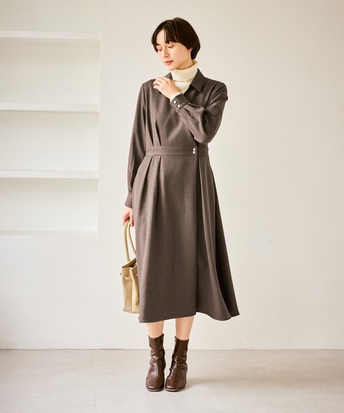 ROPE' PICNIC（ロペ ピクニック） シャツワンピース カシュクール