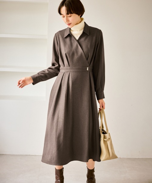 ROPE' PICNIC（ロペ ピクニック） シャツワンピース カシュクール